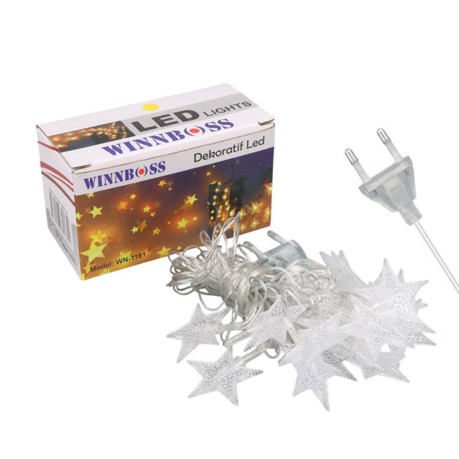 20 Star LED Strip Light 5W Power Indoor Party and Showcase Decoration