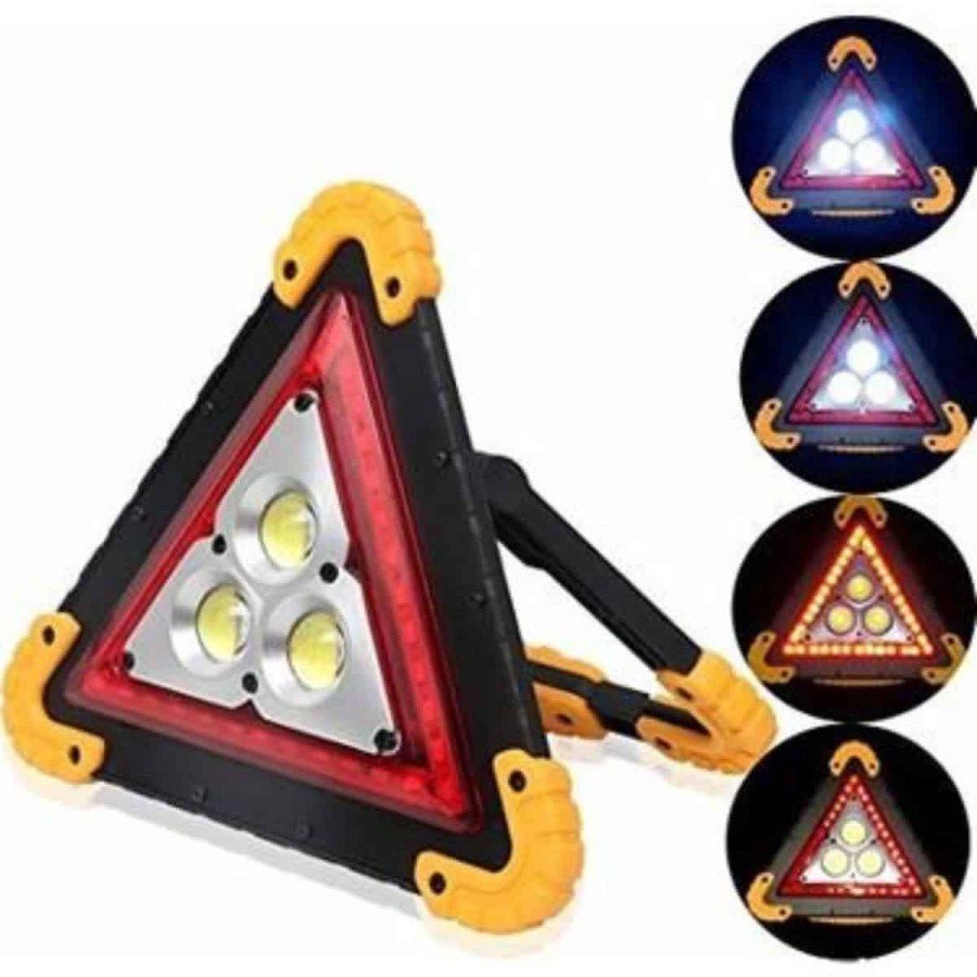 Reflector Illuminated Warning Lamp Rechargeable Multi-Function Illuminated Triangle Reflector Reflector Illuminated Warning Lamp Rechargeable Multi-Function Illuminated Triangle Reflector