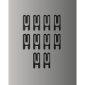 Bag Closing Latch for Chips, Coffee and Pulses, Pack of 10 Bag Closing Latch for Chips, Coffee and Pulses, Pack of 10