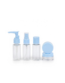 5-PIECE TRAVEL BOTTLE BLUE