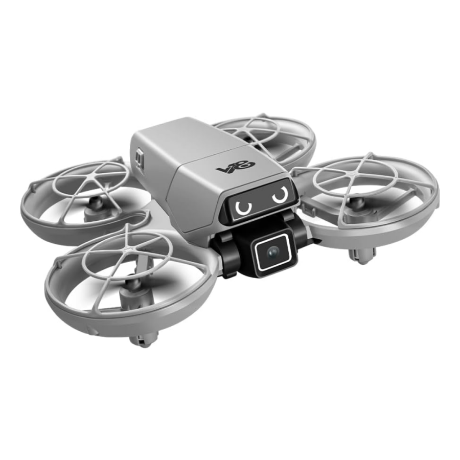 Mini Drone Headless Mode with Camera LED Light Intelligent Flight System