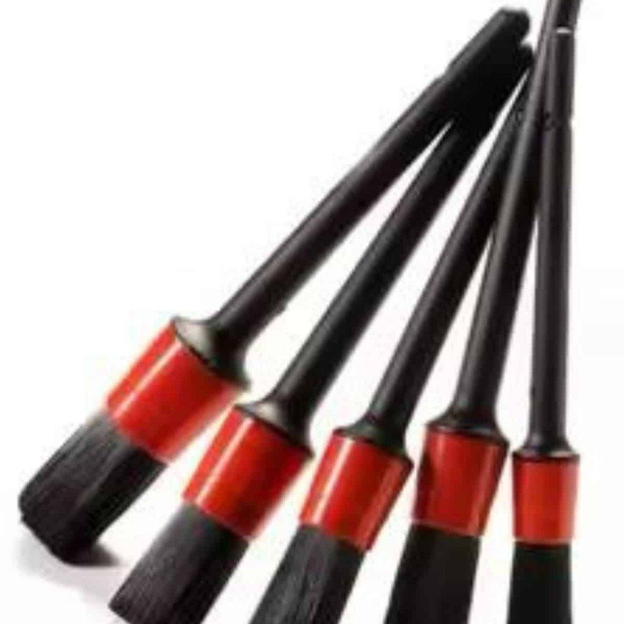 5 Pieces Auto Detail Cleaner Vehicle Interior Cleaning Brush Set Seat Upholstery Door Dusting Brush