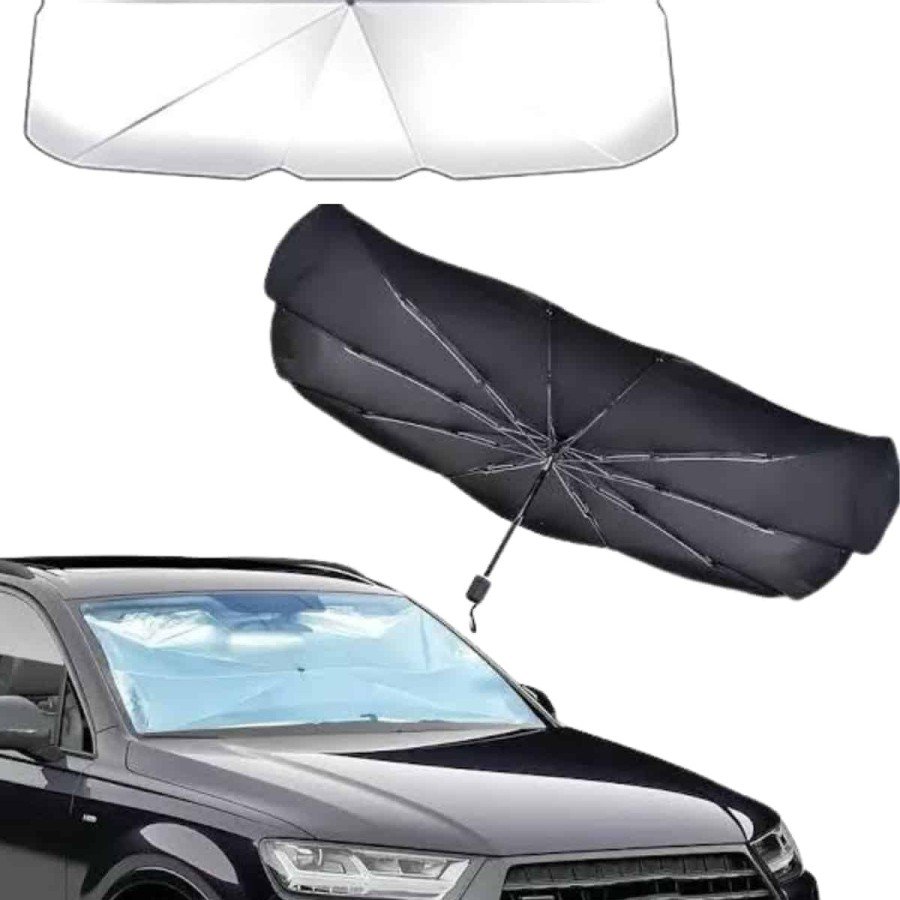 Portable Auto Window Sunshade Foldable Sun Shade Protector Compatible with All Vehicles Portable Auto Window Sunshade Foldable Sun Shade Protector Compatible with All Vehicles