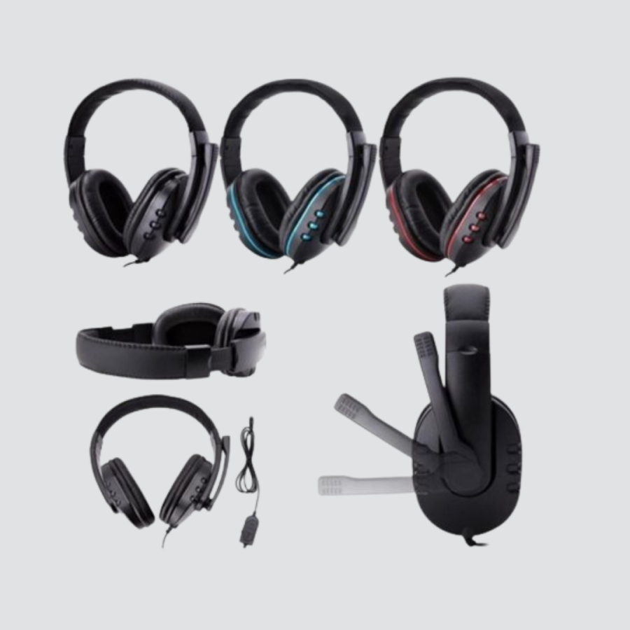 Computer Headset – Soft Pad, Durable Cord Cable