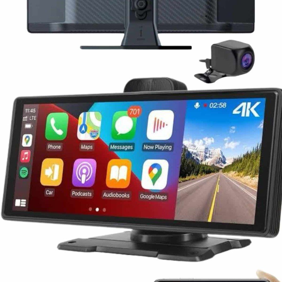 Android and iOS Compatible Front and Rear Dual Camera Vehicle Screen Touch CarPlay