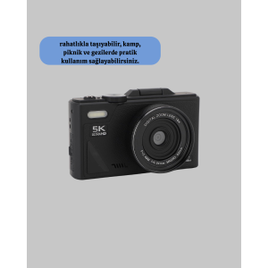 5K UHD Digital Camera 75MP Sensor 18x Zoom with Stabilization 5K UHD Digital Camera 75MP Sensor 18x Zoom with Stabilization