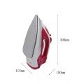 Red 2200 Watt Shock Steam Iron with Ceramic Sole Red 2200 Watt Shock Steam Iron with Ceramic Sole