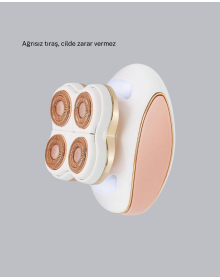 Painless Body Hair Removal Device Four Heads Smooth Shaving