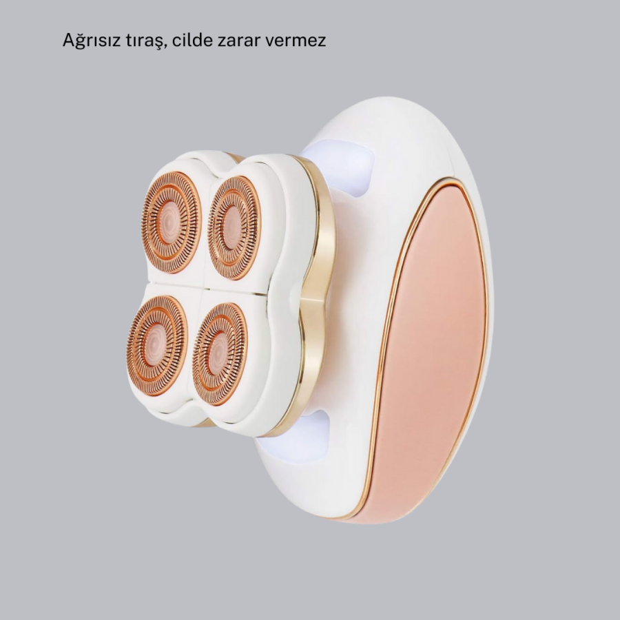 Painless Body Hair Removal Device Four Heads Smooth Shaving Painless Body Hair Removal Device Four Heads Smooth Shaving