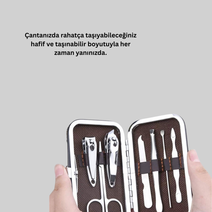 Personal Care Set Consisting of Durable Steel Tools