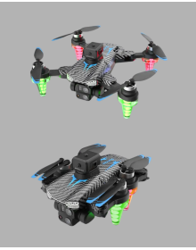 1080P Full HD Foldable Drone Lightweight Design with Long Flight Time