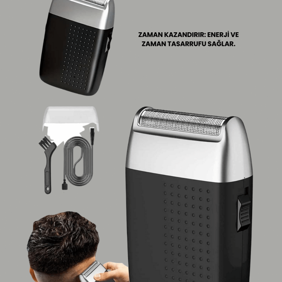 Hairdresser Comfort at Home: USB Rechargeable Hair and Beard Clipper