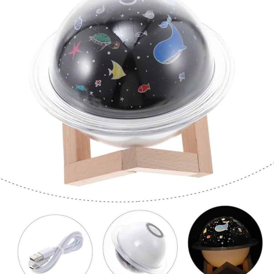 Air Humidifier LED Illuminated Night Light Star Appearance Color Changing