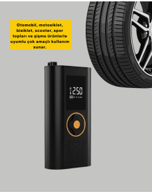 Portable Digital Tire Inflator Safe and Practical Use