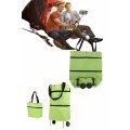 Market Bag Folding Market Trolley with Wheels Bag Grocery Shopping Trolley