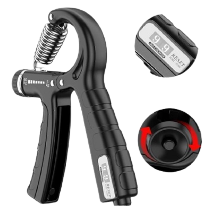 Durable Steel Spring with Portable Adjustable Hand Spring Counter