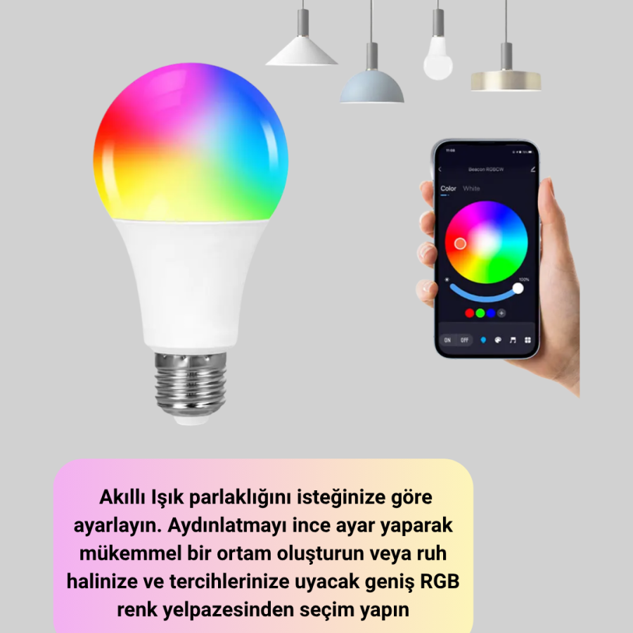 RGBW Technology Smart LED Bulb with Timer RGBW Technology Smart LED Bulb with Timer