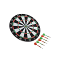 Quality Wooden Dartboard 12 Inch 4 Pieces Metal Needle Tip Arrow