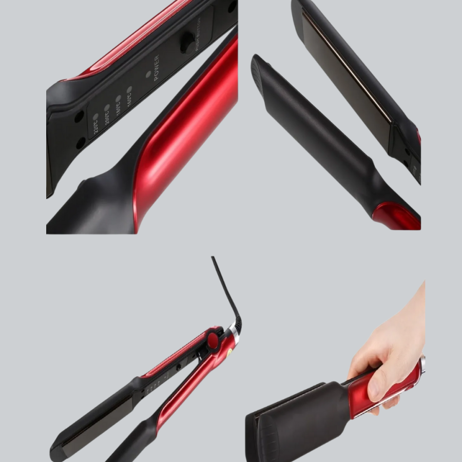 Ionic Hair Straightener that Reduces Frizz – Titanium Plate and Stylish Design