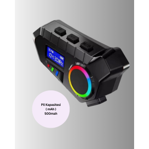Water Resistant Bluetooth Intercom 5.4 Speaker with 500mAh Battery and FM Radio Water Resistant Bluetooth Intercom 5.4 Speaker with 500mAh Battery and FM Radio