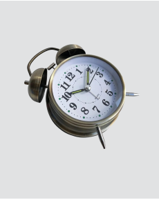 Bronze Metal Table Clock