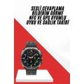 Smart Watch Listening to Music Heart Rate Monitor NFC and GPS Compatible Voice Assistant