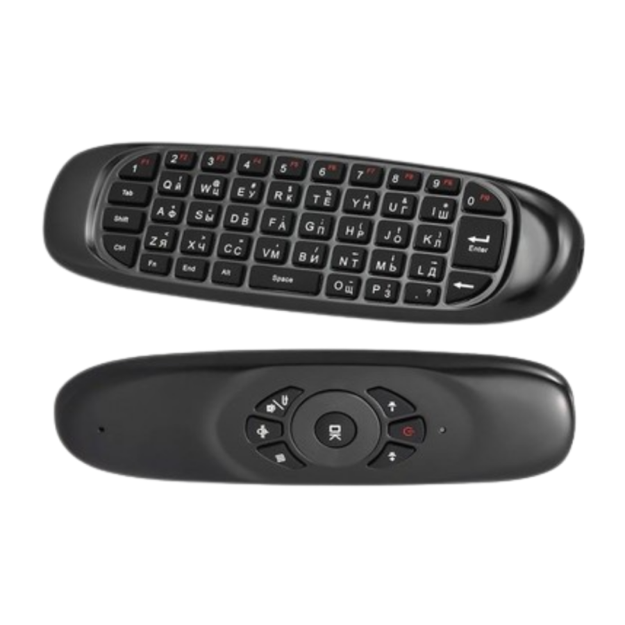 Double Sided Air Mouse Wireless Keyboard and Remote Control Double Sided Air Mouse Wireless Keyboard and Remote Control