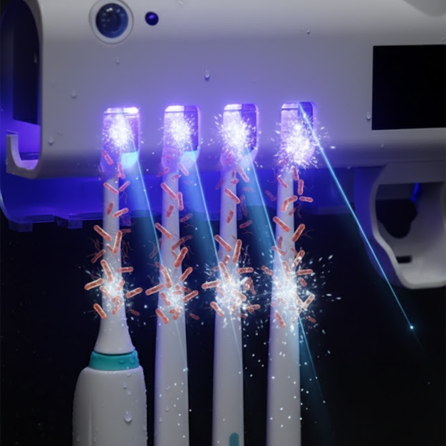 Magnetic Wall Mount UV Hygienic Toothbrush Holder