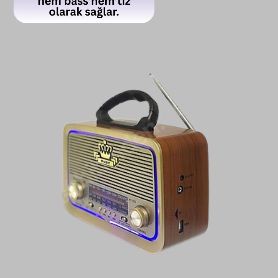 Nostalgia Radio 3 Band FM AM SW with Bluetooth