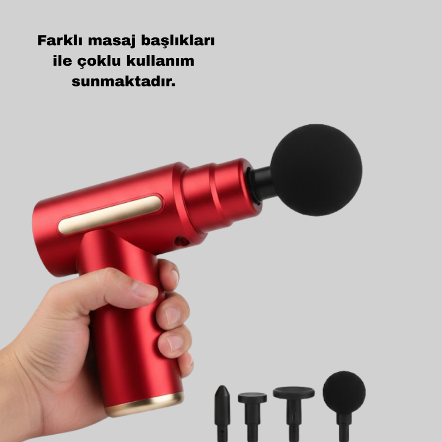 Muscle Relaxer Massage Gun 4 Heads and Adjustable Speed Muscle Relaxer Massage Gun 4 Heads and Adjustable Speed