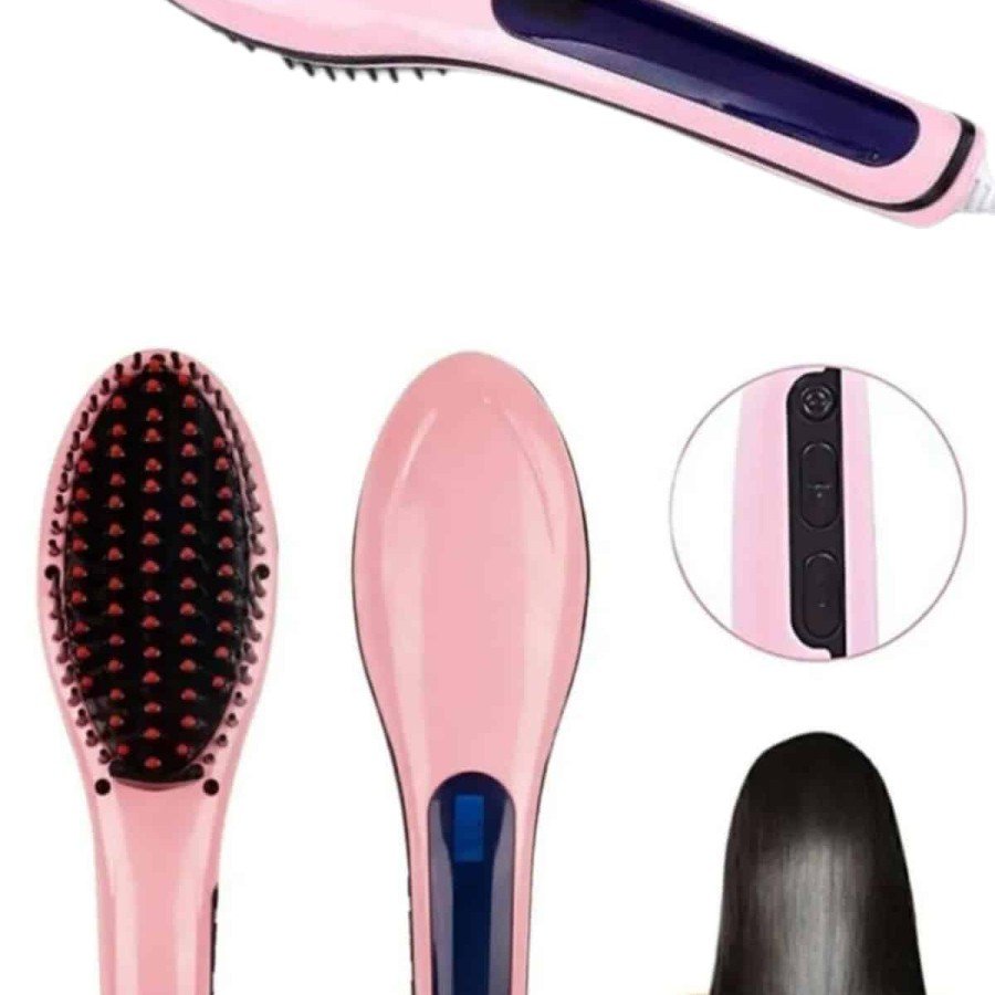 Hair Brush Smart LCD Screen Practical Hair Straightener Comb Practical Portable