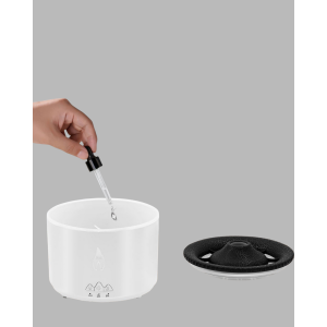 Volcano Effect Aroma Diffuser – Quiet Operation, Automatic Shut-Off and LED Light Volcano Effect Aroma Diffuser – Quiet Operation, Automatic Shut-Off and LED Light