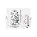 Egg Shaped Water Wave Bluetooth Speaker Lamp Colorful Rechargeable