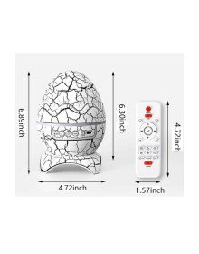 Egg Shaped Water Wave Bluetooth Speaker Lamp Colorful Rechargeable