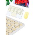 Touchpad Bluetooth Keyboard Compatible with All Devices Touchpad Slim Wireless Wifi Q Keyboard