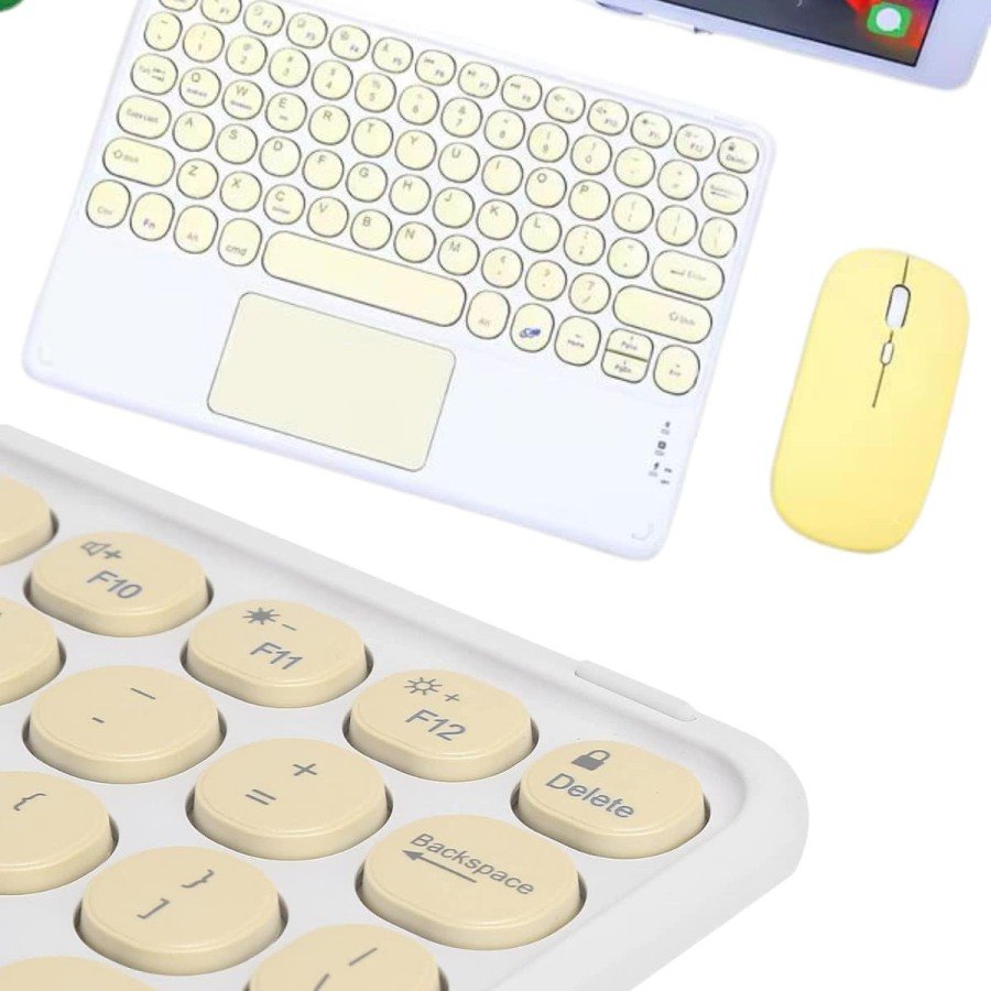 Touchpad Bluetooth Keyboard Compatible with All Devices Touchpad Slim Wireless Wifi Q Keyboard