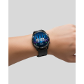 Smart Watch Titanium Case Round Screen Alarm Sleep and Health Tracking Vibrating