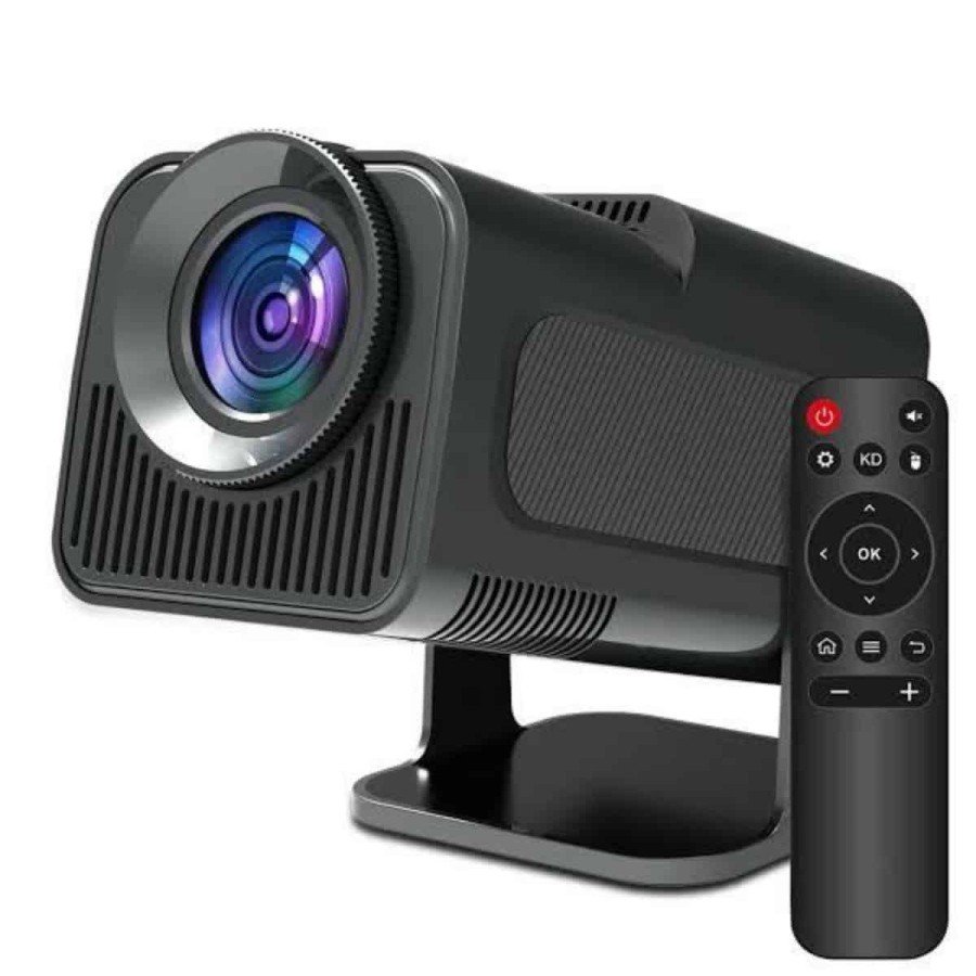 Android Projection Black Portable Cinema Projector 4k 1080p Home Theater Bluetooth