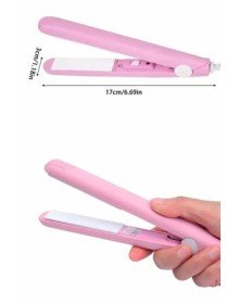 Travel Type Portable Hair Straightener Hair Styler with High Heat Adjustment