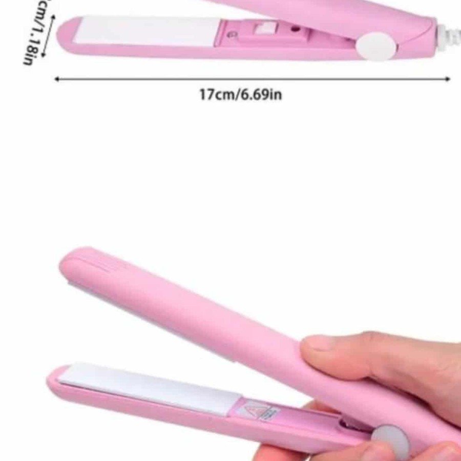 Travel Type Portable Hair Straightener Hair Styler with High Heat Adjustment