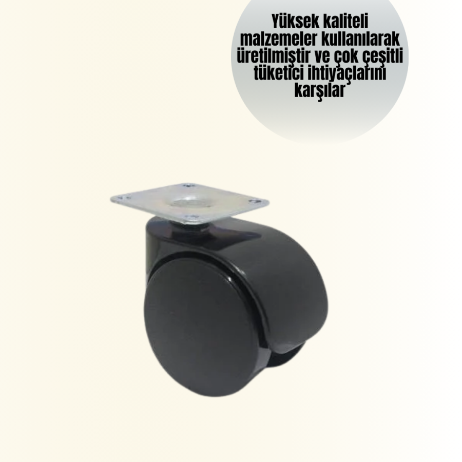 Multi-Purpose Non-Lockable Table Leg Wheel 6 cm Multi-Purpose Non-Lockable Table Leg Wheel 6 cm