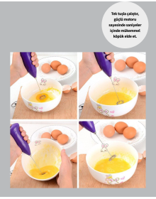 Handheld Practical Mixer – Coffee, Milk, Baby Food and Egg Beater
