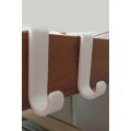 7 Pieces Drawer Cabinet Door Kitchen Bathroom Hanger Plastic Multi-Purpose Hanger Set