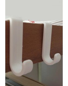 7 Pieces Drawer Cabinet Door Kitchen Bathroom Hanger Plastic Multi-Purpose Hanger Set