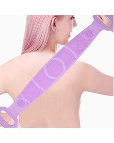 70 cm Double Sided Back Scrub - Silicone Shower Scrub - Exfoliating Bath Scrub