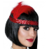 70s, 80s and 90s Themed Red Color Charleston Hair Band
