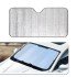 Foldable Car Windshield Sunshade Preventing Heat and Light Honda Civic Peugeot 3008 Volkswagen Passat Nissan Qashqai