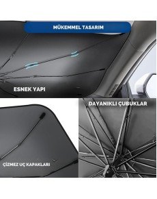 Car Umbrella Compatible with Fiat Fiorino, Citroen Berlingo, Renault Kangoo, Ford Courier, VW Caddy Car Umbrella Compatible with Fiat Fiorino, Citroen Berlingo, Renault Kangoo, Ford Courier, VW Caddy