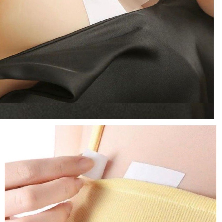 72 Pieces Double Sided Transparent Low-cut Concealer Adhesive Leg Length Corrector - Suspender Dress Tape 72 Pieces Double Sided Transparent Low-cut Concealer Adhesive Leg Length Corrector - Suspender Dress Tape