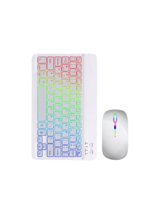 Wireless Illuminated Keyboard Mouse Set Turkish Q Key Layout